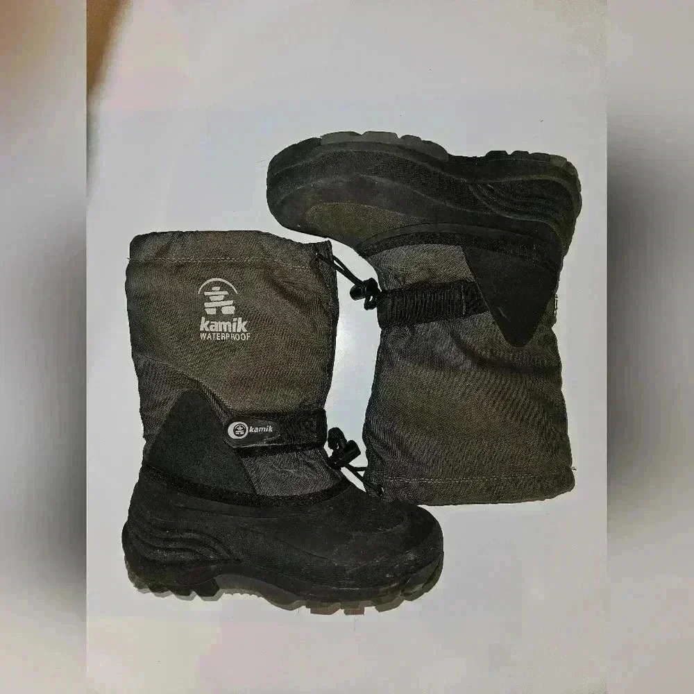 Kamik Black Kids Boots